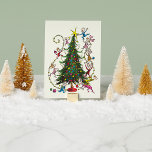 Classic Grinch | Christmas Tree Holiday Card<br><div class="desc">The holidays will not be complete without Grinch!  HOW Grinch STOLE CHRISTMAS is a classic story of a town called Who-ville and how the Christmas spirit can melt even the coldest of hearts.</div>