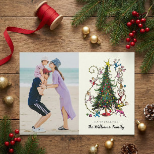 Classic Grinch Christmas Tree Holiday Photo Card