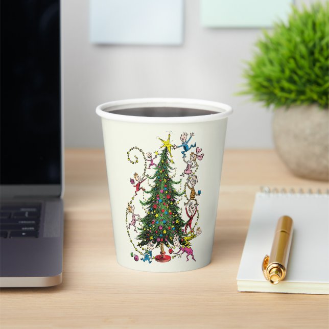 Classic Grinch | Christmas Tree Paper Cups (Insitu)