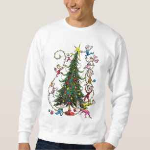 Classic Grinch   Christmas Tree Sweatshirt