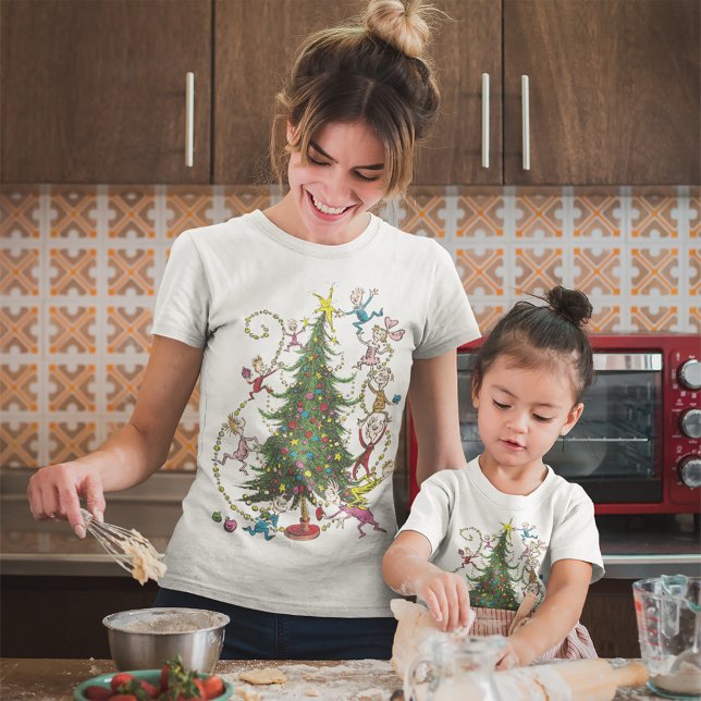 Classic Grinch | Christmas Tree Tri-Blend Shirt (Creator Uploaded)