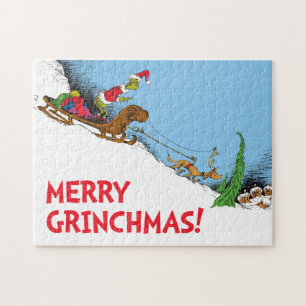 Classic Grinch   Grinch and Reindeer Max Jigsaw Puzzle