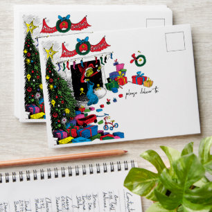 Classic Grinch Grinch in Chimney Envelope