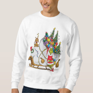 Classic Grinch   Grinch & Max with Sleigh Sweatshirt