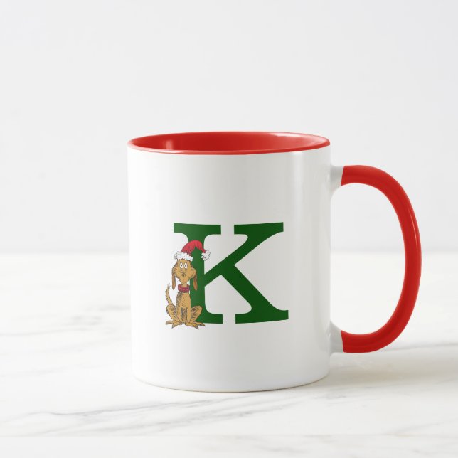 Classic Grinch Max | Monogram K Mug (Right)