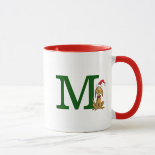 Classic Grinch Max   Monogram M Mug