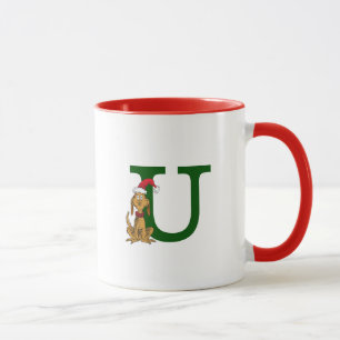 Classic Grinch Max   Monogram U Mug
