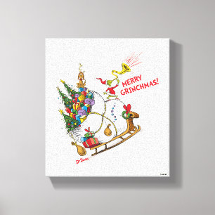 Classic Grinch   Merry Grinchmas! Canvas Print