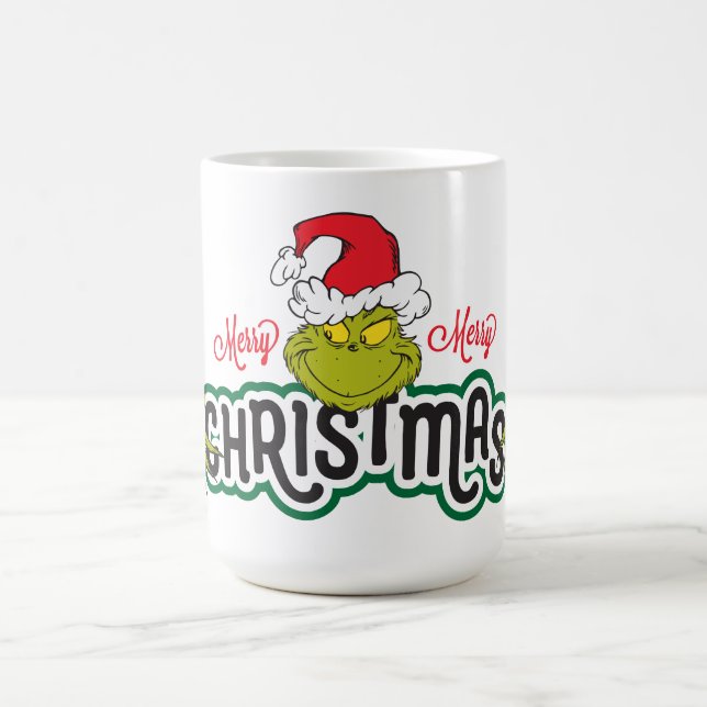 Classic Grinch | Merry Merry Christmas Coffee Mug (Center)