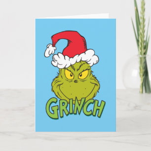 Classic Grinch Naughty or Nice Holiday Card