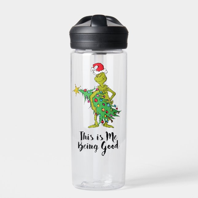Classic Grinch | Naughty Water Bottle (Front)