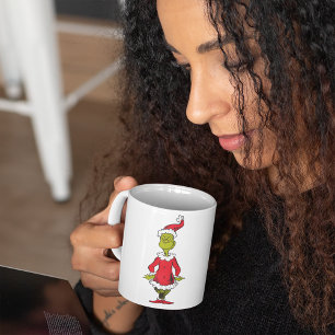 Classic Grinch   Santa Claus Coffee Mug