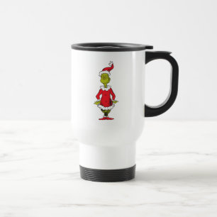Classic Grinch   Santa Claus Travel Mug