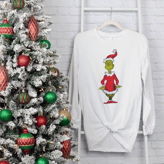 Classic Grinch | Santa Claus Tri-Blend Shirt (Creator Uploaded)