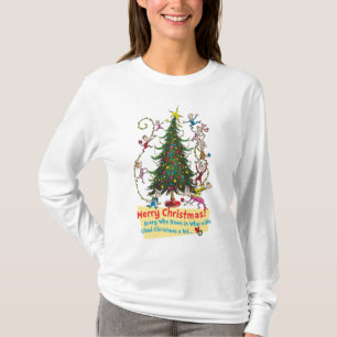 Classic Grinch Whoville Christmas Tree T-Shirt