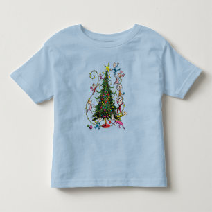 Classic Grinch Whoville Christmas Tree Toddler T-Shirt