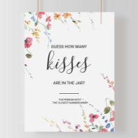 Classic Guess How Many Kisses Bridal Shower Game