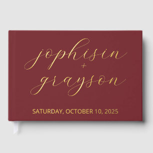 Classic Guestbook, Modern Wedding Guest Book
