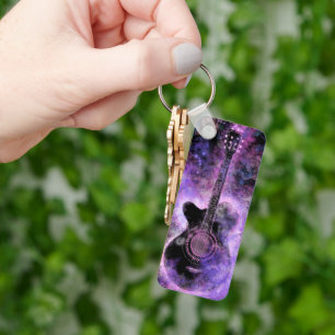 Classic Guitar Keychain