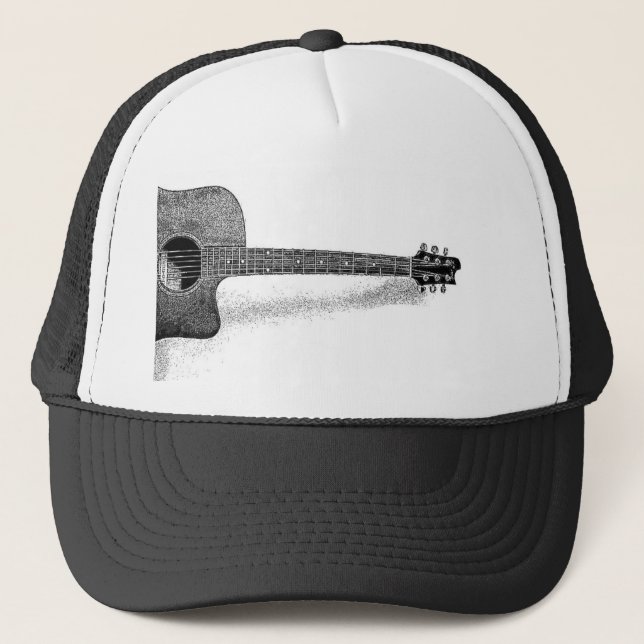 Classic Guitar Trucker Hat (Front)