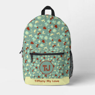 Classic Gym Groomsmen Patterned Backpack