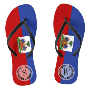 Classic Haitian Flag Jandals