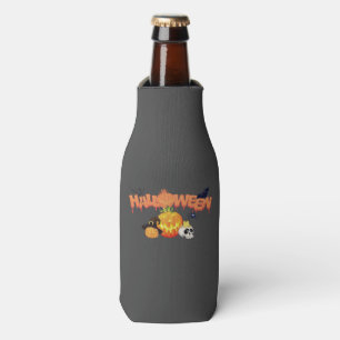 Classic Halloween bottle Cooler with Zip