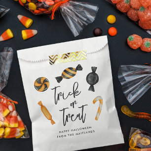 Classic Halloween Candy Trick or Treat Favour Bags