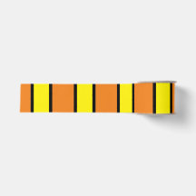 Classic Halloween Orange, Yellow and Black Ribbon