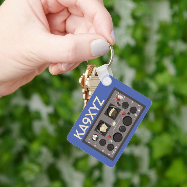 Classic Hammarlund SP-600Radio Receiver Key Ring (Hand)