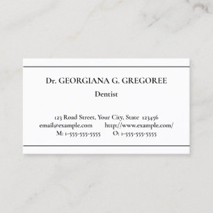 Classic Health Care Specialist Business Card