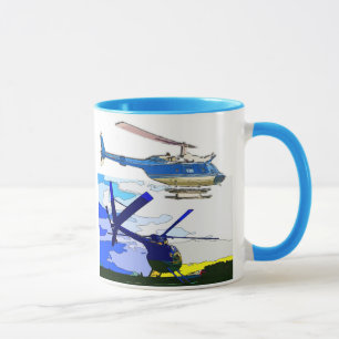 Classic helicopters mug