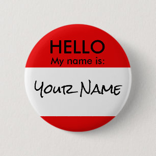 CLASSIC HELLO BUTTON