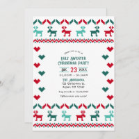 Classic Holiday Knit Ugly Sweater Christmas Party