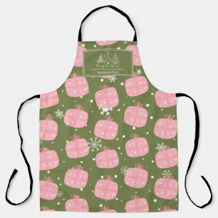 Classic Holiday Pattern-Christmas Present (2) Apron