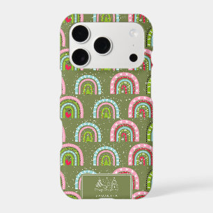 Classic Holiday Pattern- Colourful Rainbow
