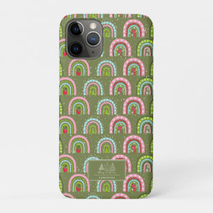 Classic Holiday Pattern- Colourful Rainbow Case-Mate iPhone Case
