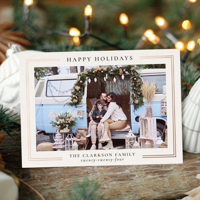 Classic Holiday Photo Card (Creator Uploaded)