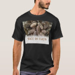 Classic Holiday Pine Cone Peace On Earth T-Shirt<br><div class="desc">Festive,  earthy pine cones set off this classic,  elegant design wishing Peace On Earth.</div>