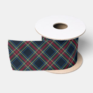Classic holiday plaid Christmas Satin Ribbon