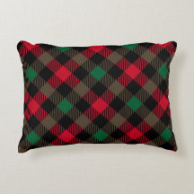 Classic Holiday Plaid – Cosy Christmas Pillow