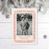 Classic Holly Painted Frame Photo