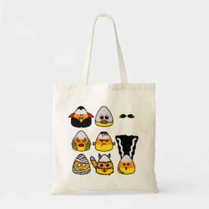 Classic Hollywood Monsters Candy Corn Tote Bag