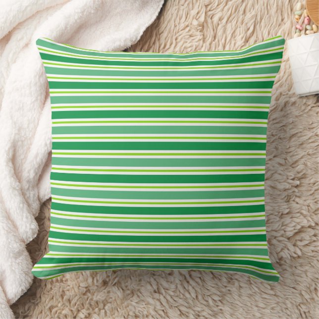 Classic Horizontal Multi-Width Stripe Seamless Pat Cushion (Blanket)