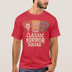 Classic Horror Squad Halloween Monster Crew funny T-Shirt