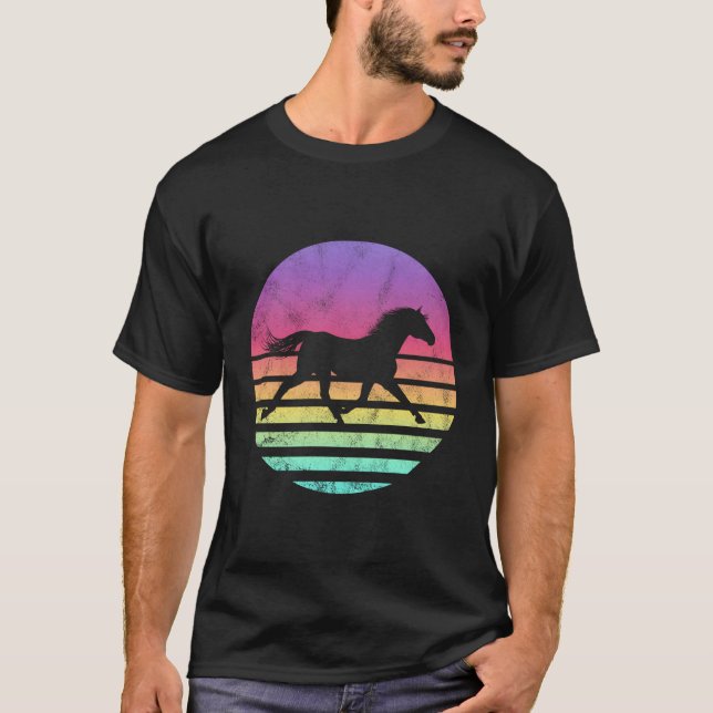 Classic Horse Gift Graphic T-Shirt (Front)