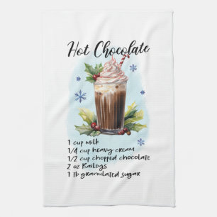 Classic Hot Chocolate  Tea Towel