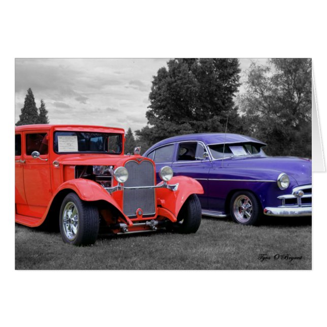 Classic Hotrod Cars (Front Horizontal)