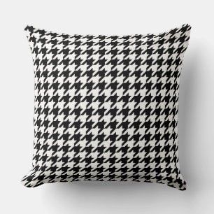 Classic houndstooth pattern Dogstooth check design Cushion
