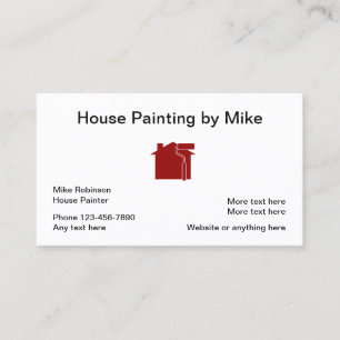 Classic House Painter Generic Business Card